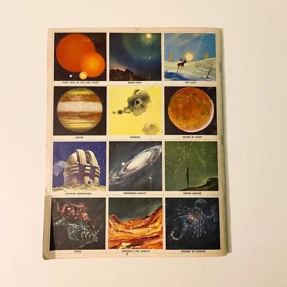 Vintage 1976 The Golden Stamp Book Stars  and Planets Complete - Picture 13 of 15